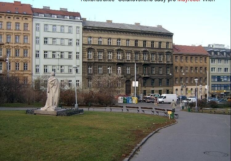 Rekonstrukce Čelakovského sady pro Mayreder Wien